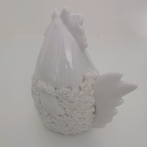 Porcelain hen like new, vintage decorative handmade