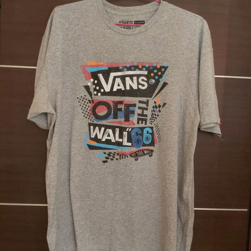T-shirt Vans Original used, grey, size XL