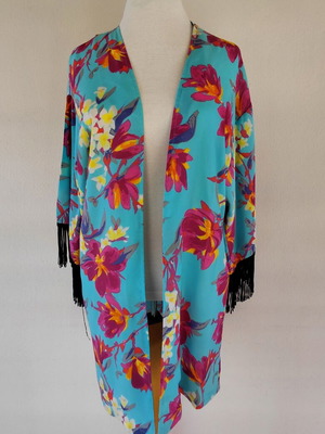 Kimono like new, colorful, size M
