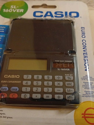 Casio Euro Conversion calculator new sealed