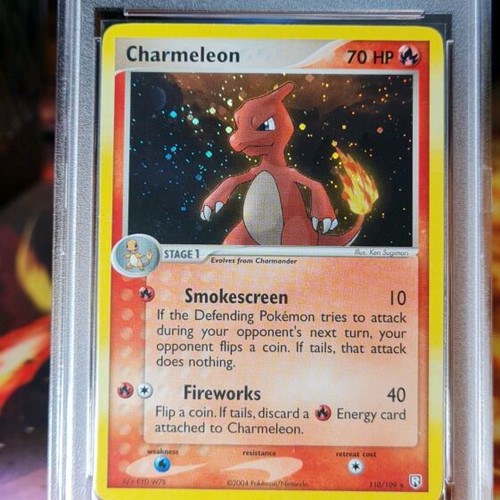 Charmeleon Ex Team Rocket Returns 2004 holo card like new