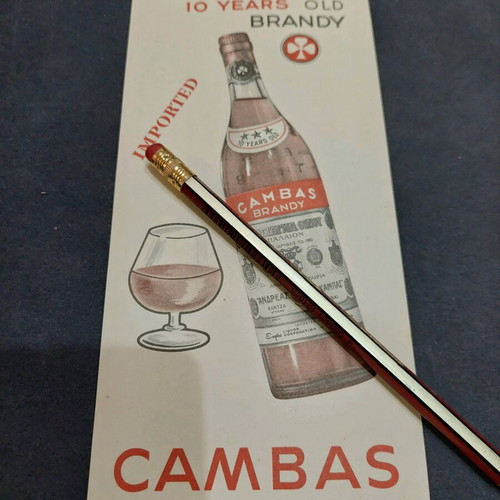 Cambas Brandy promotional vintage print like new