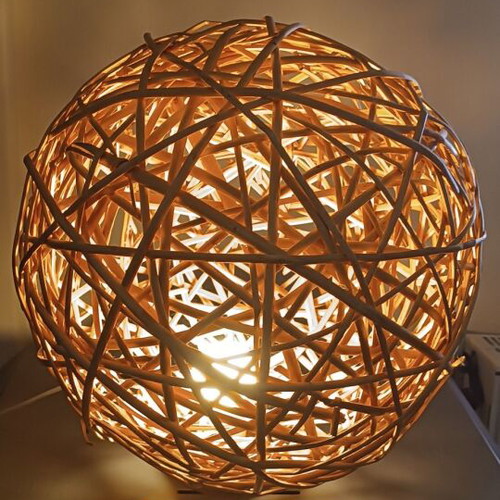 Handmade lamp like new, can be pendant