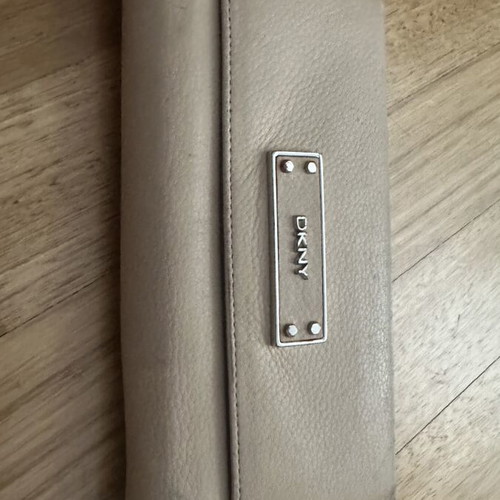 DKNY beige wallet used