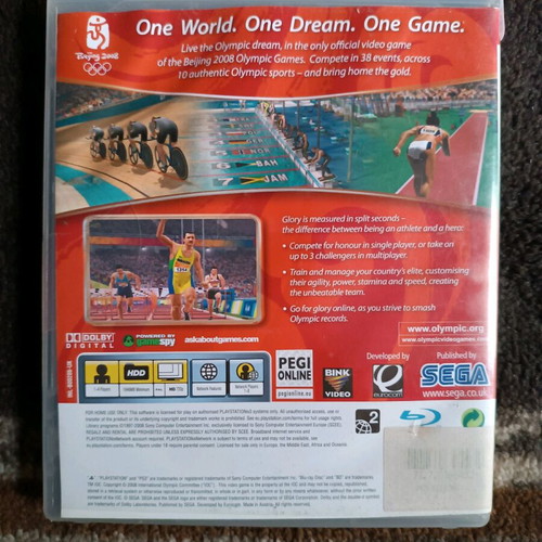 Beijing 2008 PlayStation 3 game like new