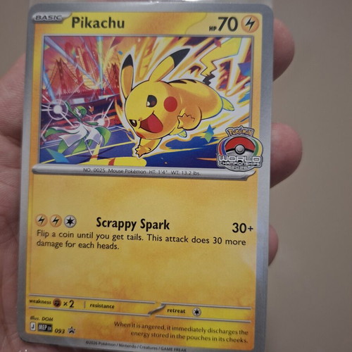 Pikachu Promo Mep 093 Pokemon card
