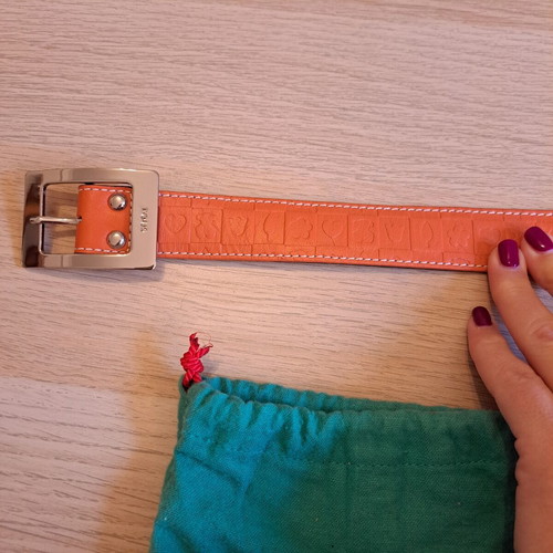 Tous women's belt orange 95cm like new