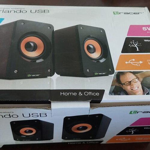 Tracer Orlando 2.0 Computer Speakers 5W Brown New