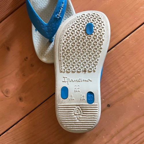 Ipanema baby kids sea blue shoes used, size 24