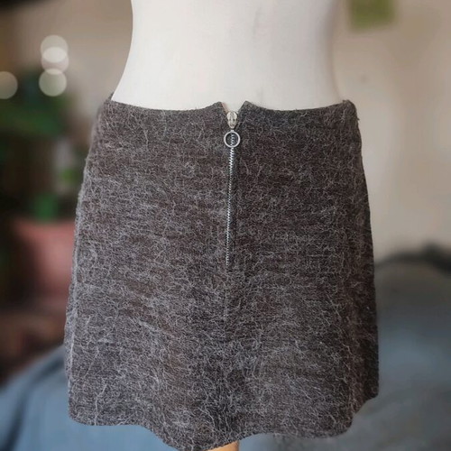 Set of 2 short skirts like new, black and brown, size S