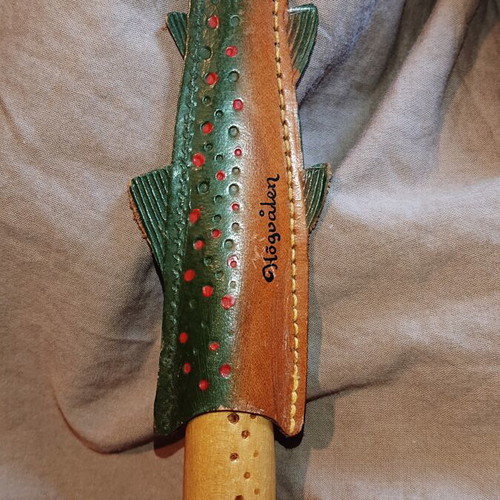 Mora Swedish Mini Knife with Leather Sheath, Vintage