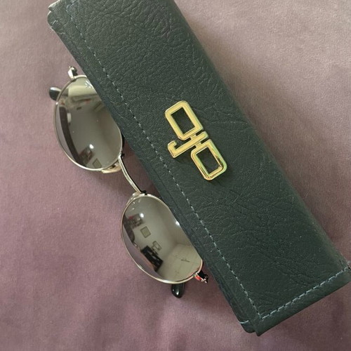 OJO women's sunglasses mirror new, black and silver
