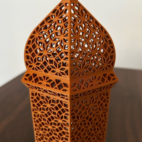 Plastic lamp like new for LED candle, 20x9 cm