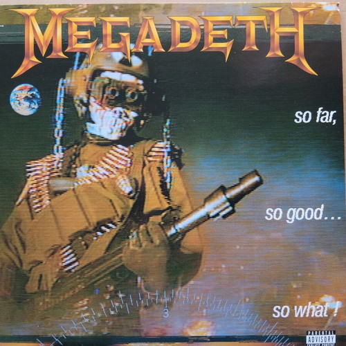 Megadeth So Far, So Good...So What! LP metal, near mint