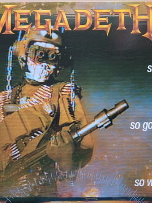 Megadeth So Far, So Good...So What! LP metal, near mint