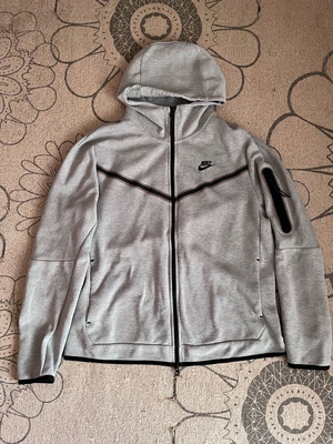 Nike Tech Fleece ανδρική ζακέτα γκρι μέγεθος L μεταχειρισμένη