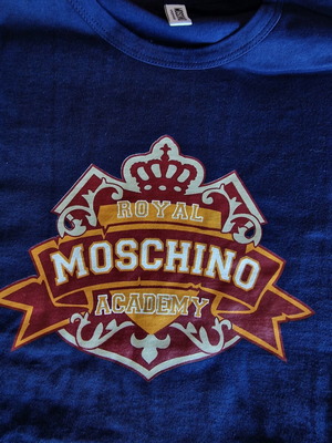 Moschino long-sleeve shirt new, blue, size L