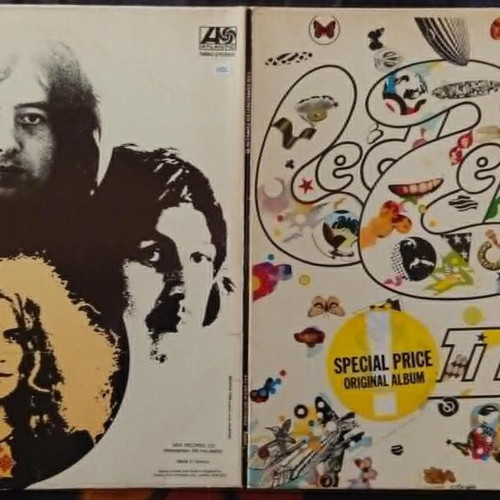 Led Zeppelin III vinyl record, rock