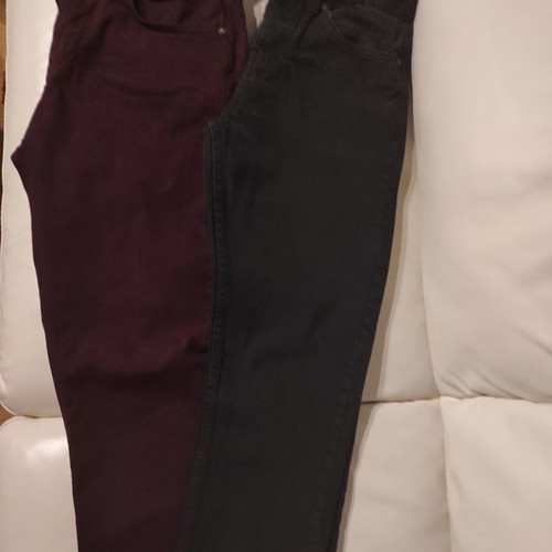 Pull n Bear men's pants new, size 29 and 31, black and burgundy