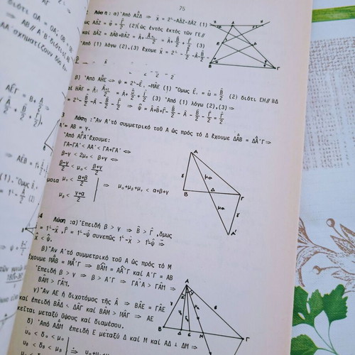 Algebra and Geometry Solutions for 1st Grade Lyceum like new, N. Georgiakakis