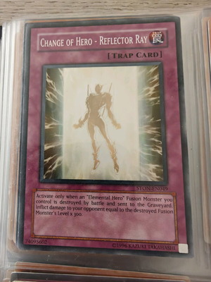Yu-Gi-Oh card Change of Hero like new