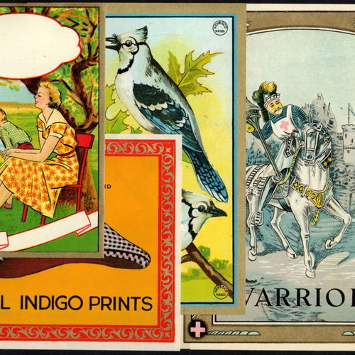 Artistic posters used, pack of 7 foreign, 1930s period