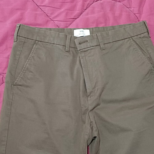 M&S Brown Pants Size 36 Regular Fit Like New