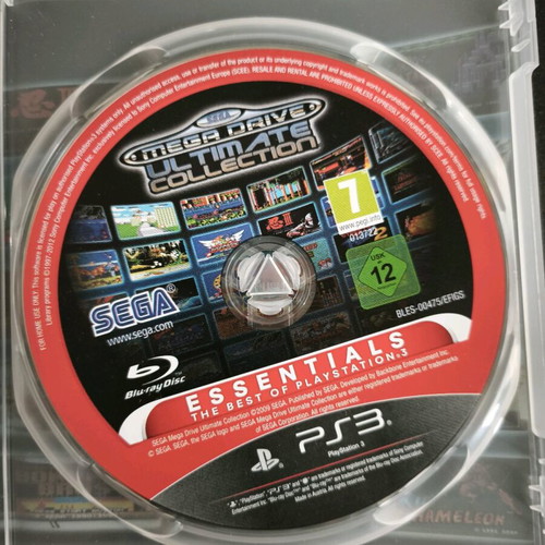 Sega Mega Drive Ultimate Collection PlayStation 3 (PS3) like new