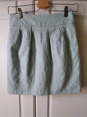 Zara mini skirt like new, turquoise