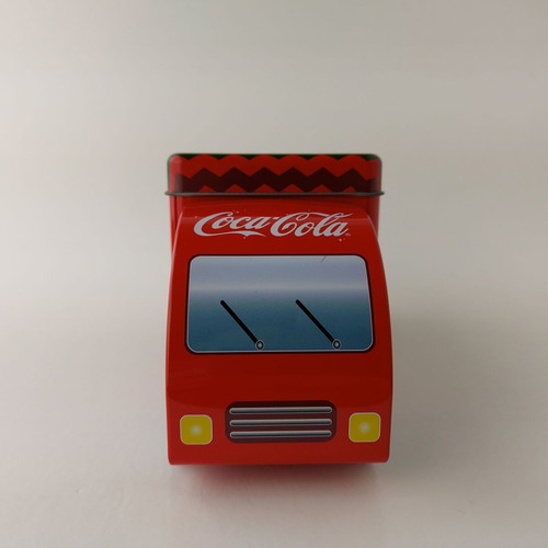 Metal Coca Cola Christmas Truck Box used