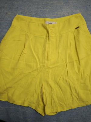 High-waisted yellow shorts Toi&Moi like new, size S