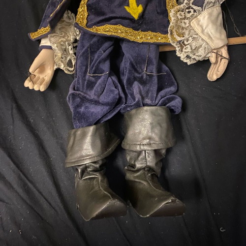 Marionette from Prague used with broken stick