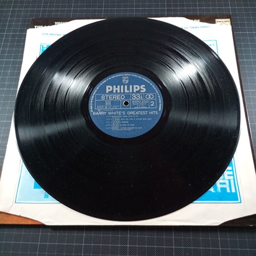 Barry White's Greatest Hits vinyl record used, R&B / Soul