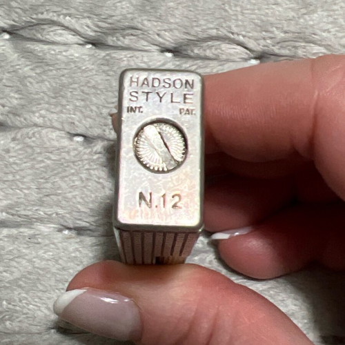 Silver lighter used with gas