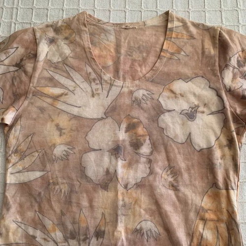 Bodysuit size S used, beige and brown