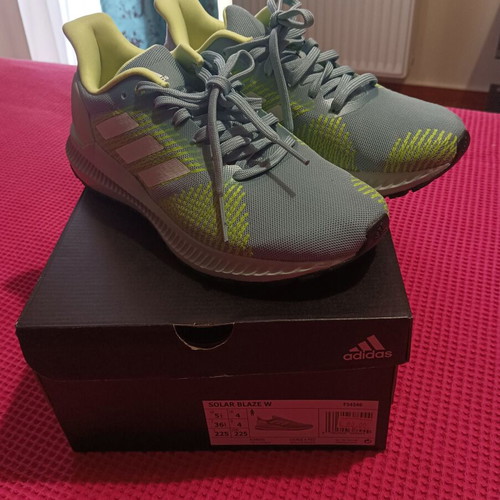 Adidas Solar Blaze W women's sneakers like new, size 36 2/3, green
