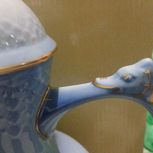 Bing & Grøndahl Seagull porcelain coffee pot vintage Denmark No. 91A