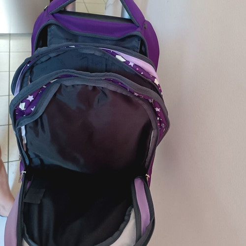 Polo school backpack like new, wheeled with 4 compartments