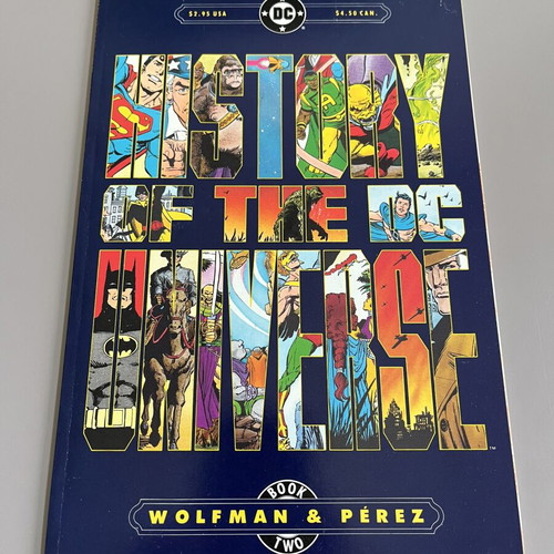 History of the DC Universe Book One & Two used comics