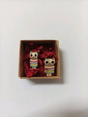 Earrings owl design like new