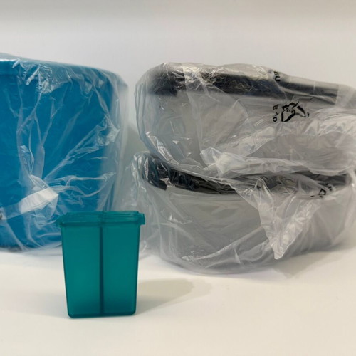 Tupperware set 2 modular 500ml and round canister 1.1l new with gift