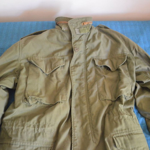 U.S. Army M-65 Field Jacket Small Size used, OG-107 Vietnam 1970s