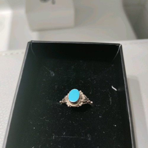 Ring with blue stone new