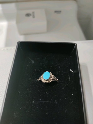 Ring with blue stone new
