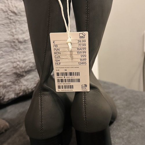H&M ankle boots new, size 36, grey