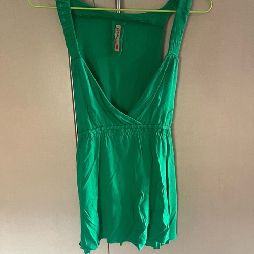 Pink Woman women's blouse used, green, size S/M