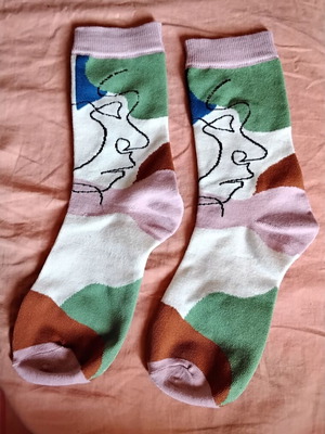 Socks new, one size, multicolor