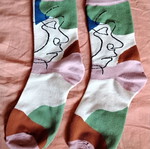 Socks new, one size, multicolor
