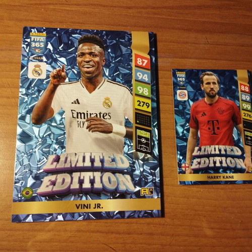 Panini Vini Jr. and Harry Kane fifa365 2025 new