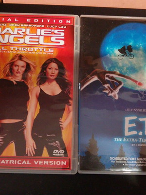 DVD movies used, pack of 4
